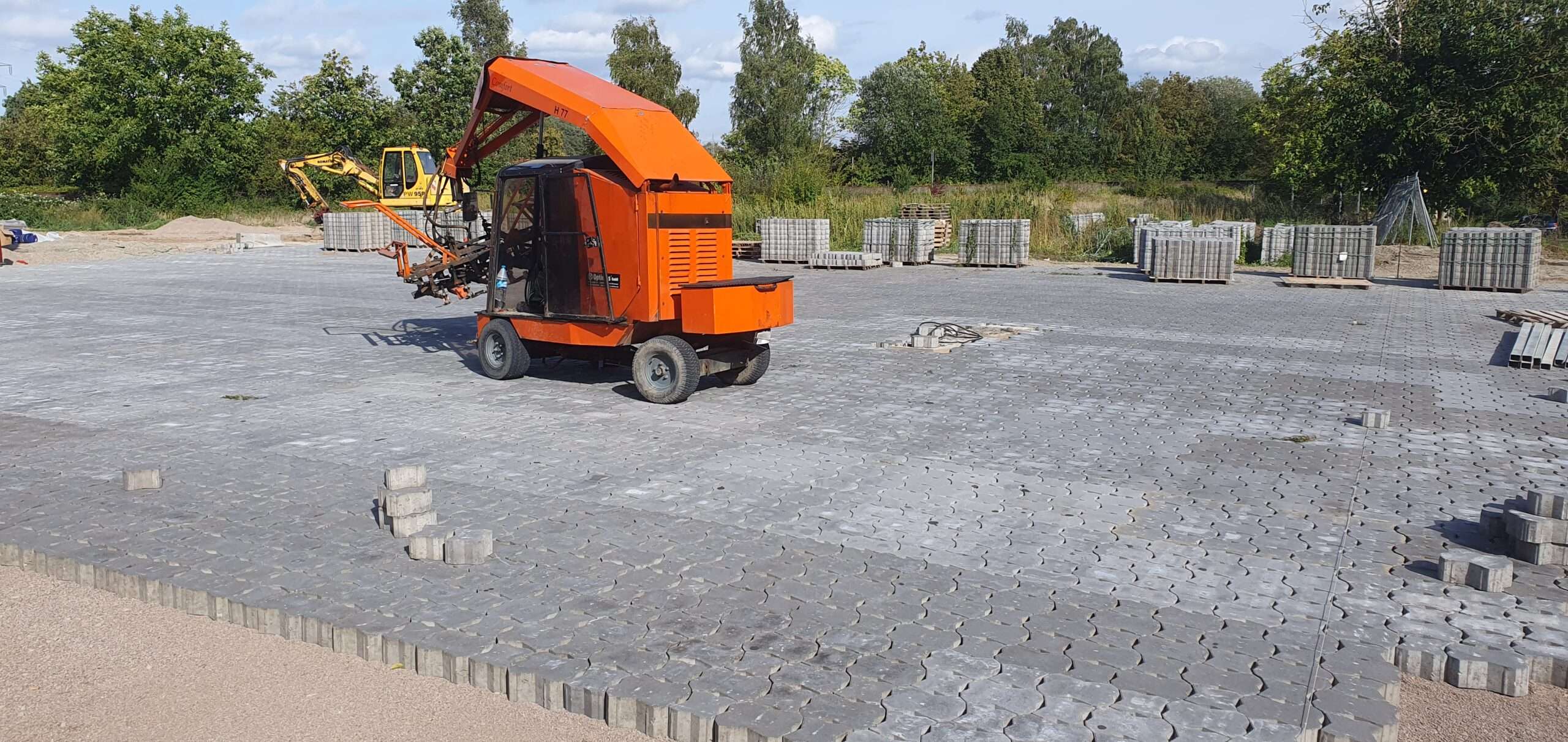 Hofeinfahrt Pflasterarbeiten